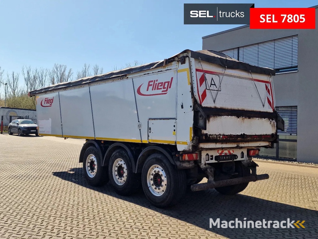 Fliegl ASS 372 Thermo Thermomulde mit abschiebetechnik / Liftachse