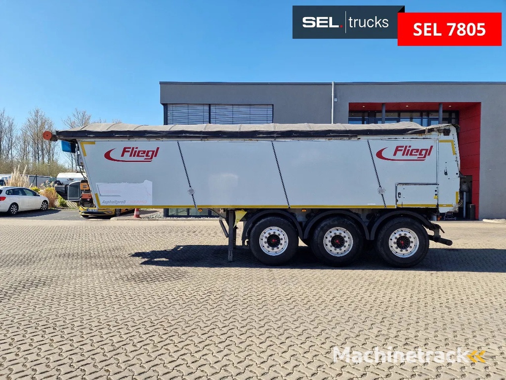 Fliegl ASS 372 Thermo Thermomulde mit abschiebetechnik / Liftachse