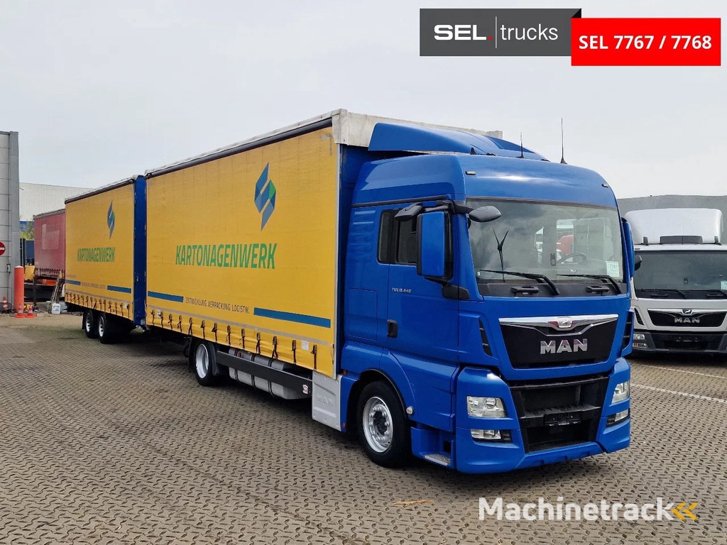 MAN TGX 18.440 4X2 LL-U ZF Intarder / Hubdach  / EDSCHA / Durchladezug