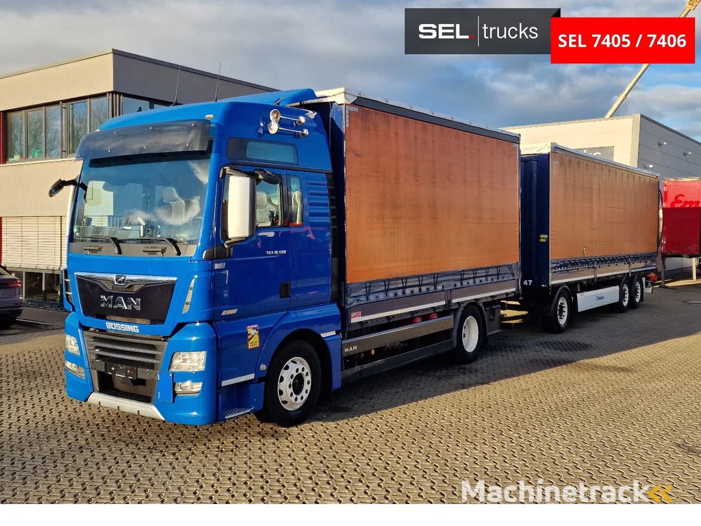 MAN TGX 18.580 4X2 LL ZF Intarder / Aluklappen / Durchladezug