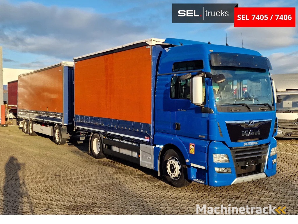 MAN TGX 18.580 4X2 LL ZF Intarder / Aluklappen / Durchladezug