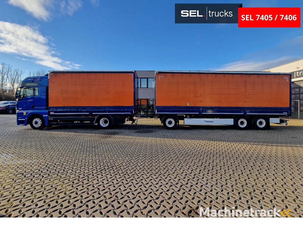 MAN TGX 18.580 4X2 LL ZF Intarder / Aluklappen / Durchladezug
