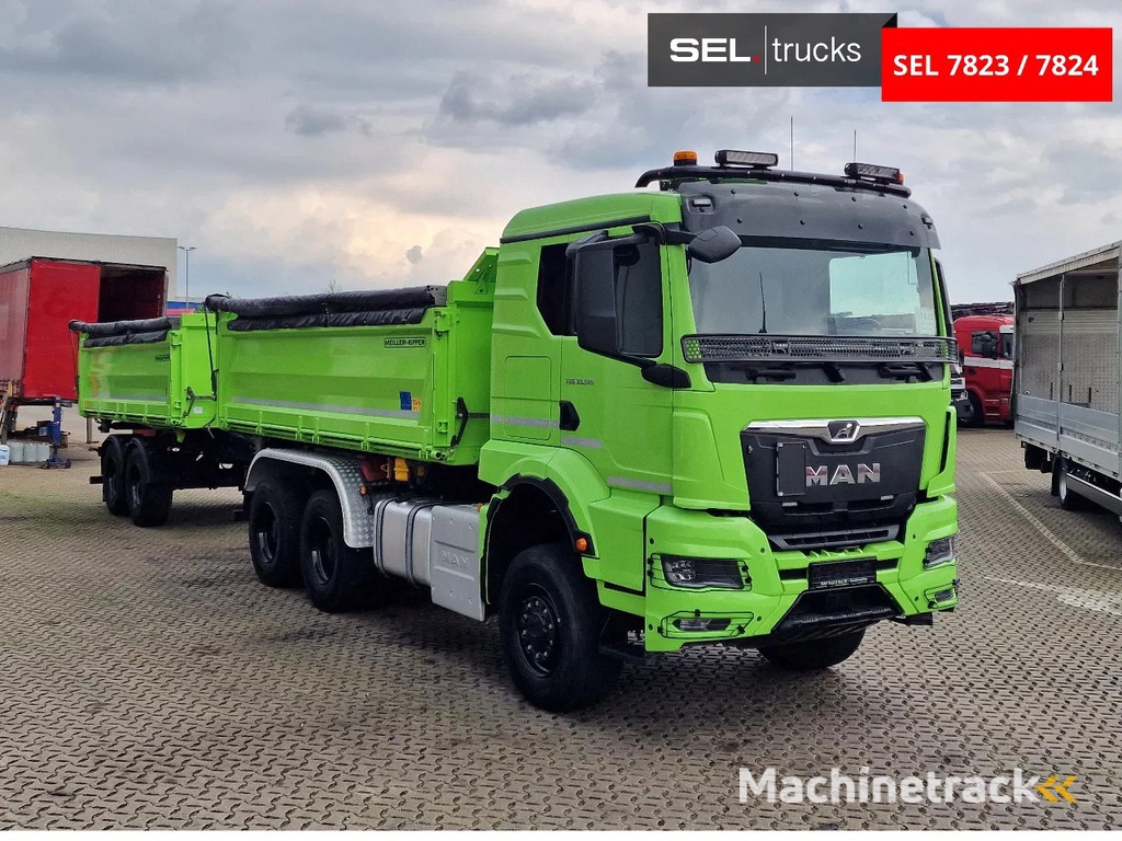 MAN TGS 33.510 6x6 BL CH Dreiseitenkipper / 6x6 / 6D