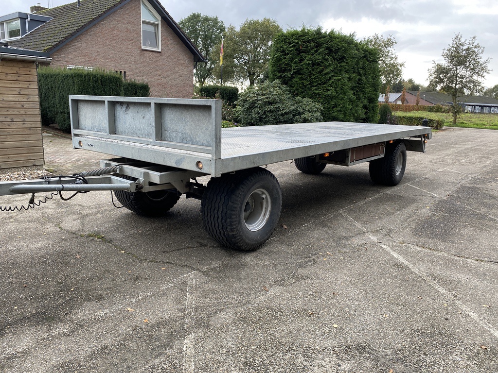 Landbouwwagen platte wagen 7.6 mtr