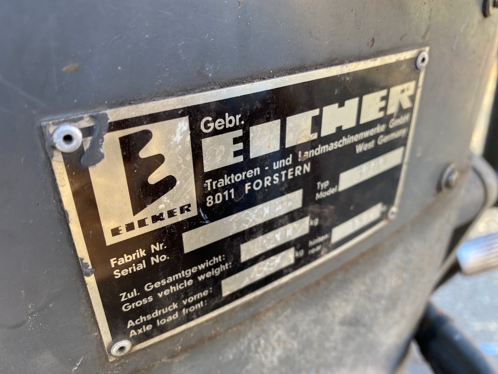 Eicher 3707 smalspoor tractor