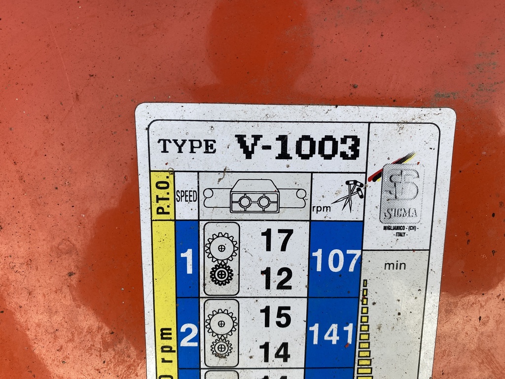 Krukas spitmachine 1,3 mtr