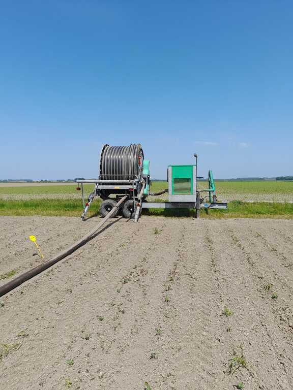 Bauer beregeningshaspel met pompunit