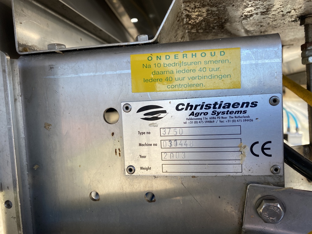 Christiaens asperges sorteermachine