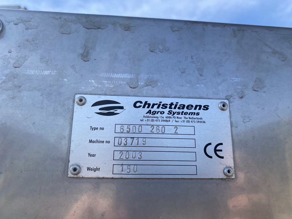 Christiaens asperges sorteermachine