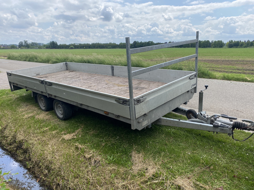 Henra plateau aanhanger 5 x 2 mtr