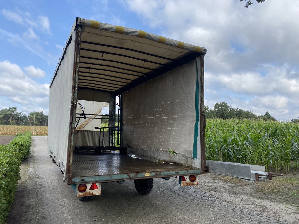 Oogstwagen + oogstband