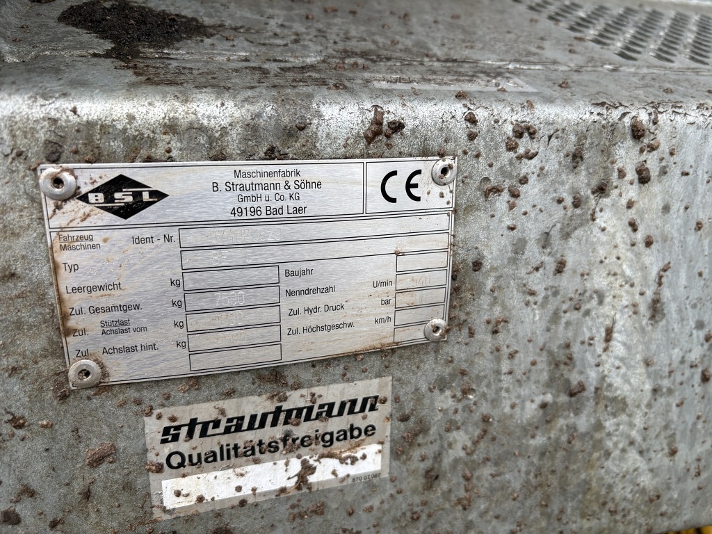 Strautmann BE75 mestverspreider