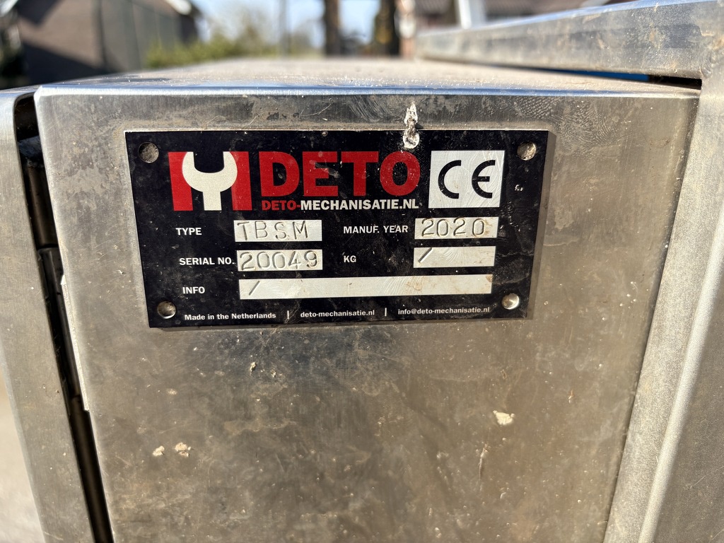 RVS trommelwasser groentewasser