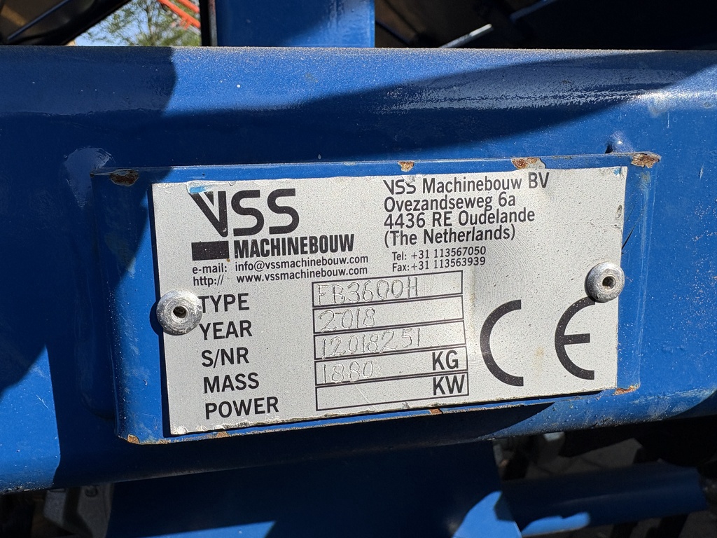 VSS Frontbereider zaaibedbereider