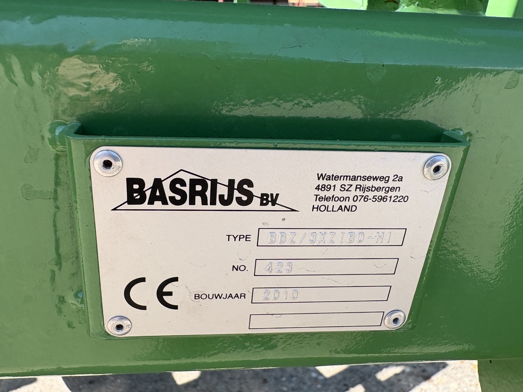 Basrijs granulaatsrooier  6 rijen