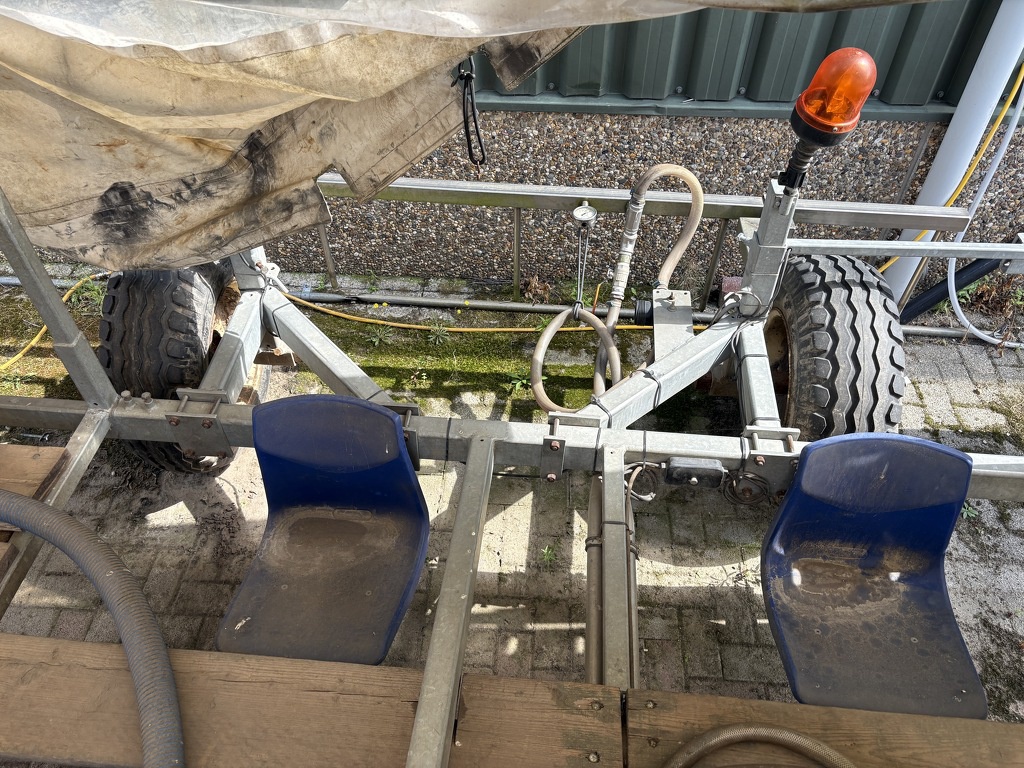 Prei plantmachine met huif 5 rij