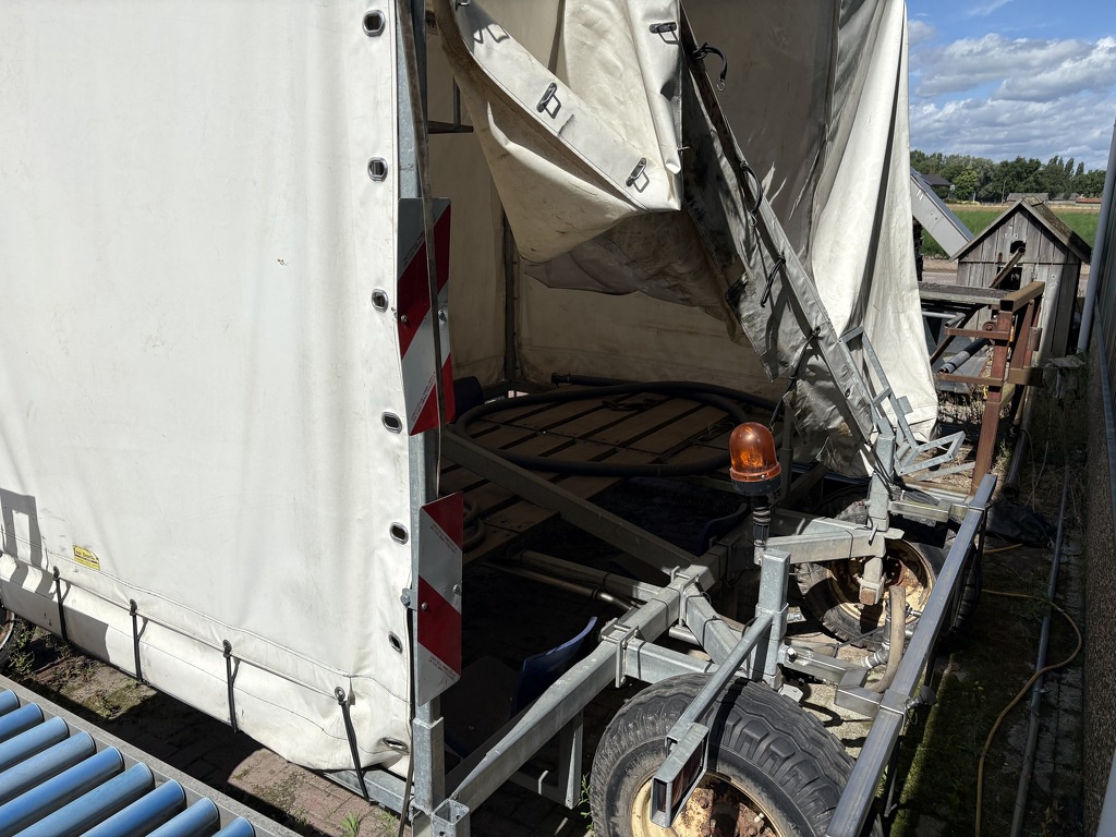 Prei plantmachine met huif 5 rij