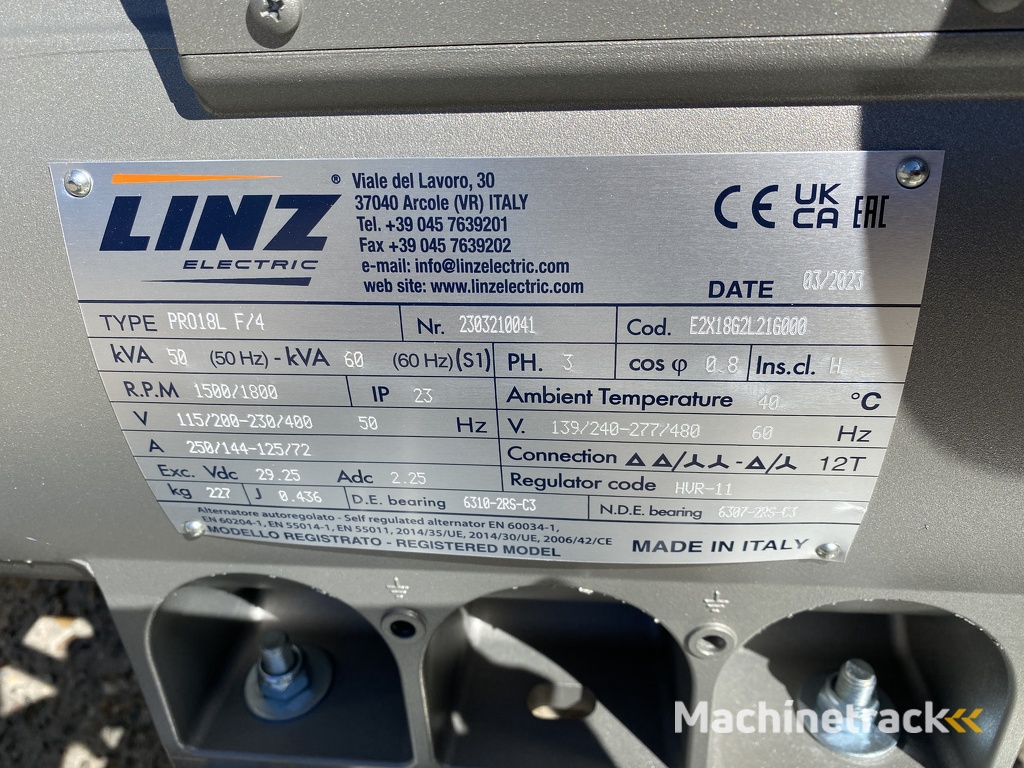 Stroomaggregaat Generator 50Kva Nieuw !!