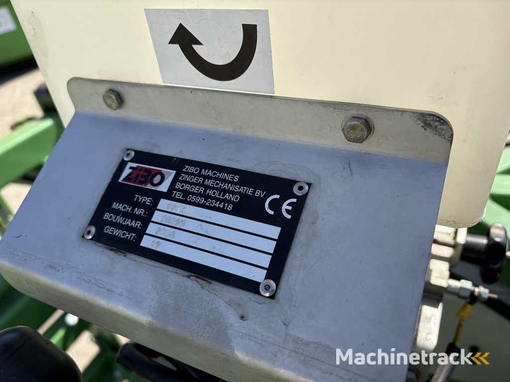 Basrijs granulaatsrooier  6 rijen