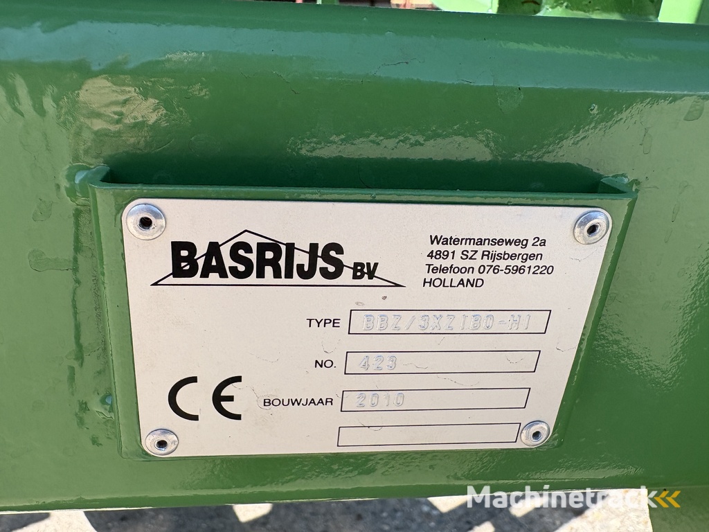 Basrijs granulaatsrooier  6 rijen