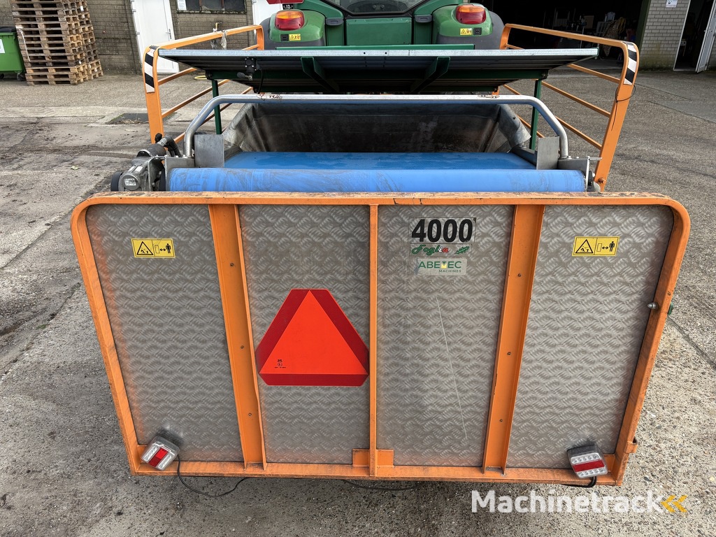 Ortomec bladgroente oogstmachine