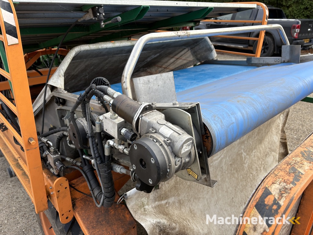 Ortomec bladgroente oogstmachine