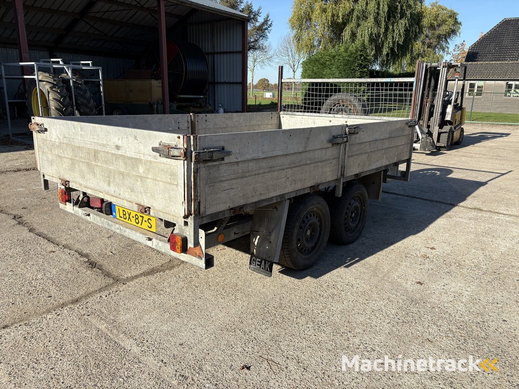 Aanhangwagen kipper landbouwkenteken