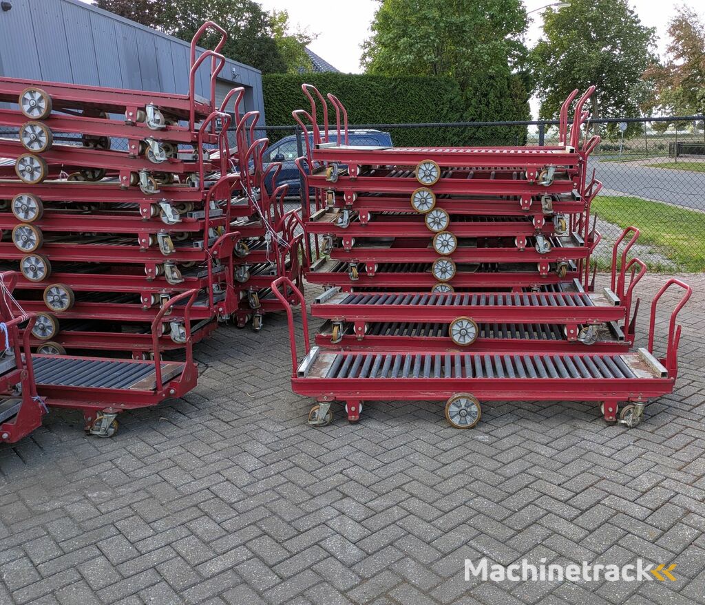 64 stuks Buisrailkarren spoor 55