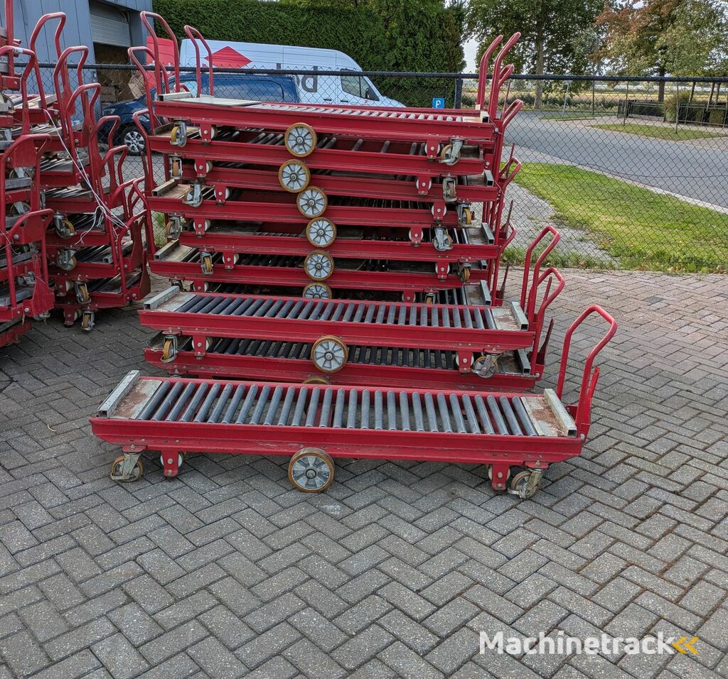 64 stuks Buisrailkarren spoor 55