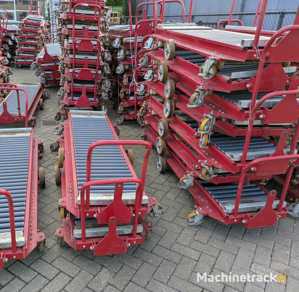 64 stuks Buisrailkarren spoor 55