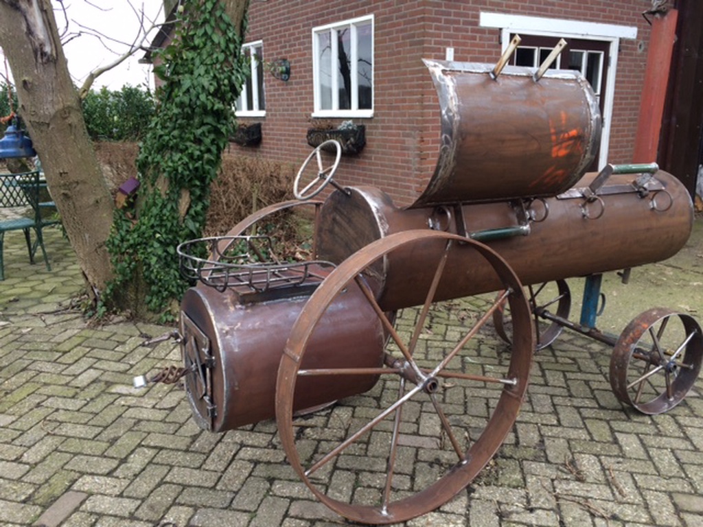 mini tractor mini smoker tractor