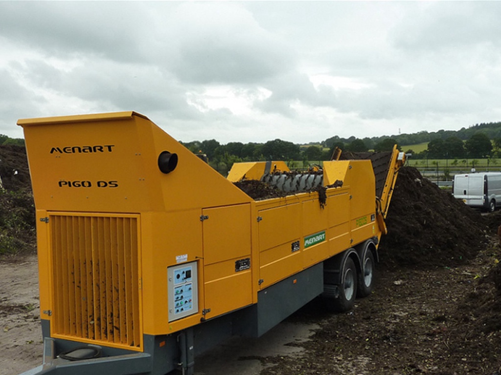 Menart P 160 DS diesel motor aangedreven