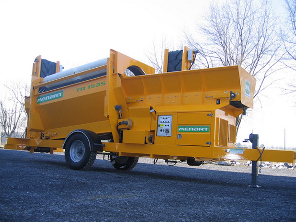 Menart TR 1535 mobiele trommelzeef