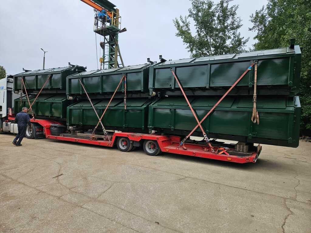 puinhuisjes op slede