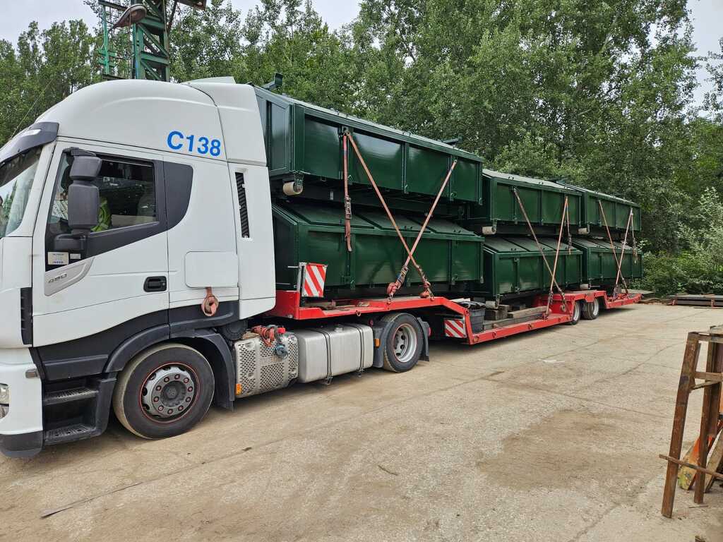 puinhuisjes op slede