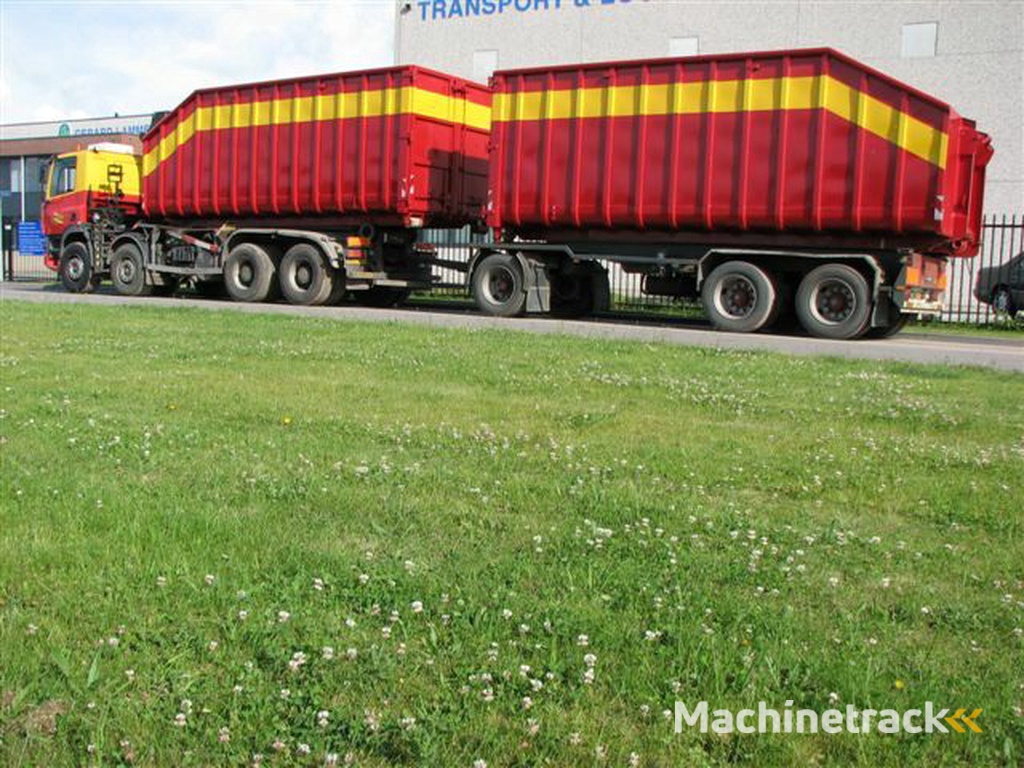 containers met kraan afschuining