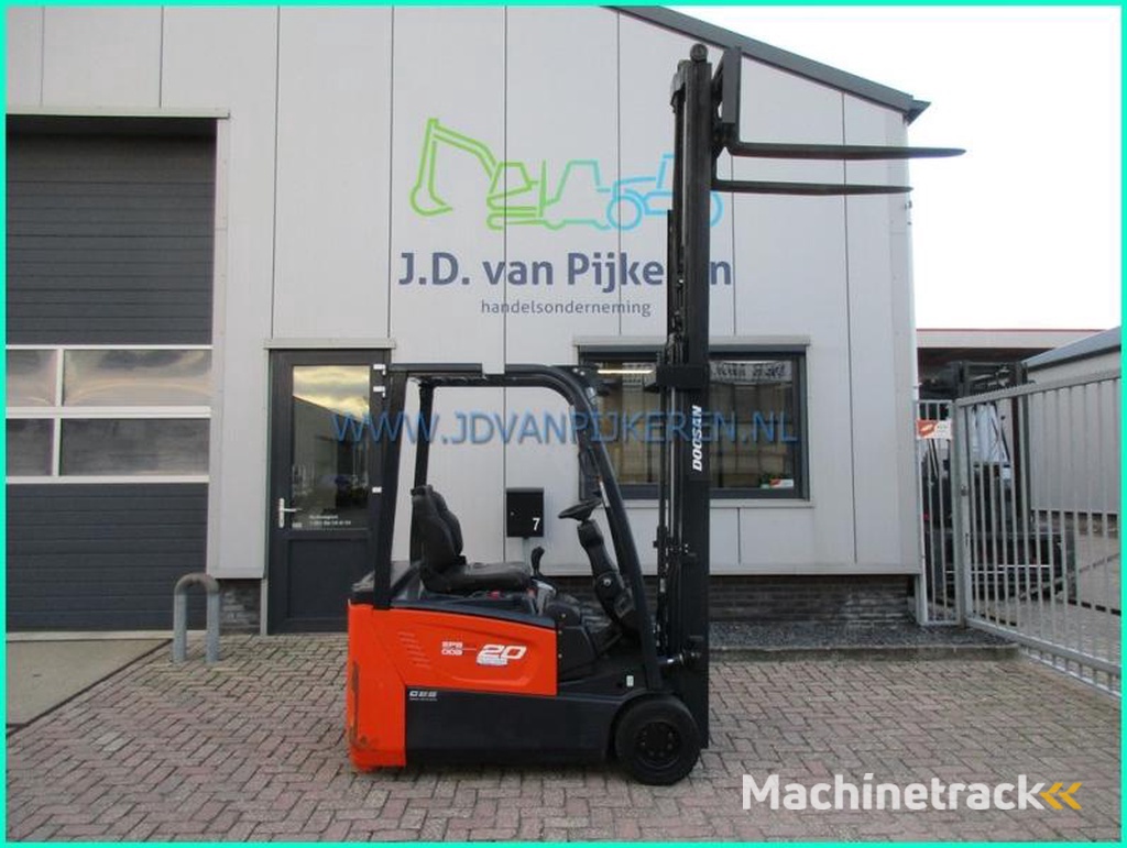 Doosan B20T-7-2000kg-213cm-high-freelift-sideshift-5473hours