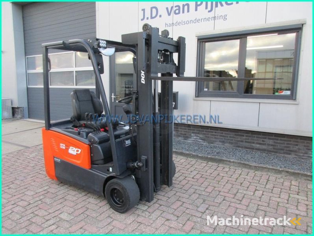 Doosan B20T-7-2000kg-213cm-high-freelift-sideshift-5473hours