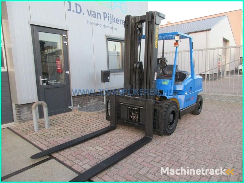 Hyster H4.50XM-5000kg-diesel-triplex5.3m-shift-4xhydr-4705uur