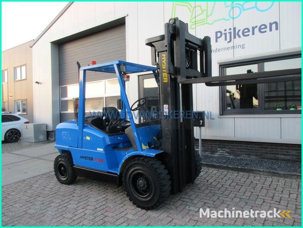 Hyster H4.50XM-5000kg-diesel-triplex5.3m-shift-4xhydr-4705uur