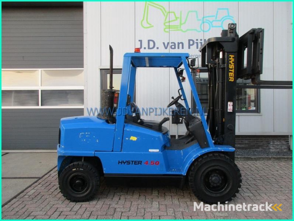 Hyster H4.50XM-5000kg-diesel-triplex5.3m-shift-4xhydr-4705uur
