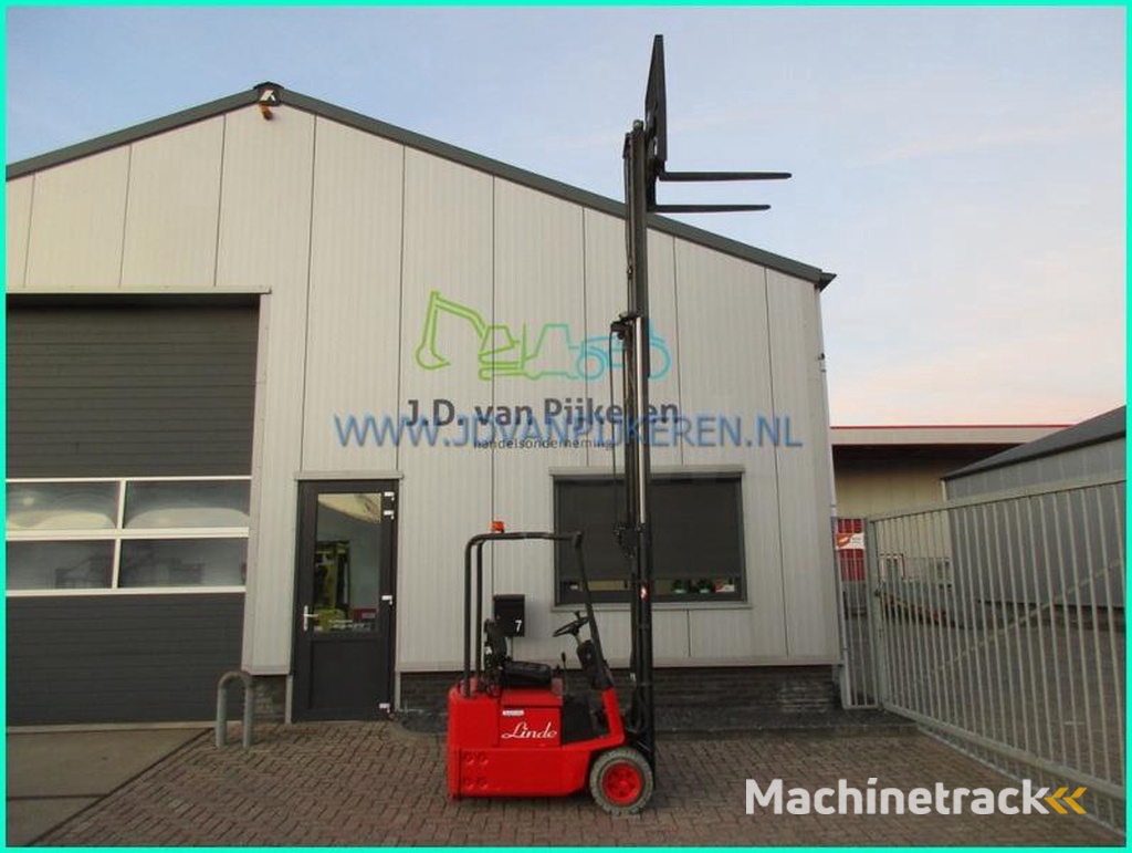 Linde E12-compact-7694hours-triplex4.7m-sideshift-battery83-