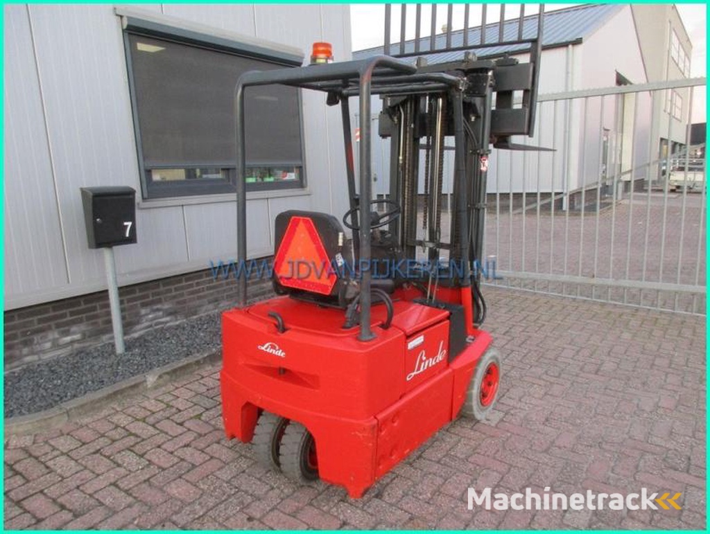 Linde E12-compact-7694hours-triplex4.7m-sideshift-battery83-