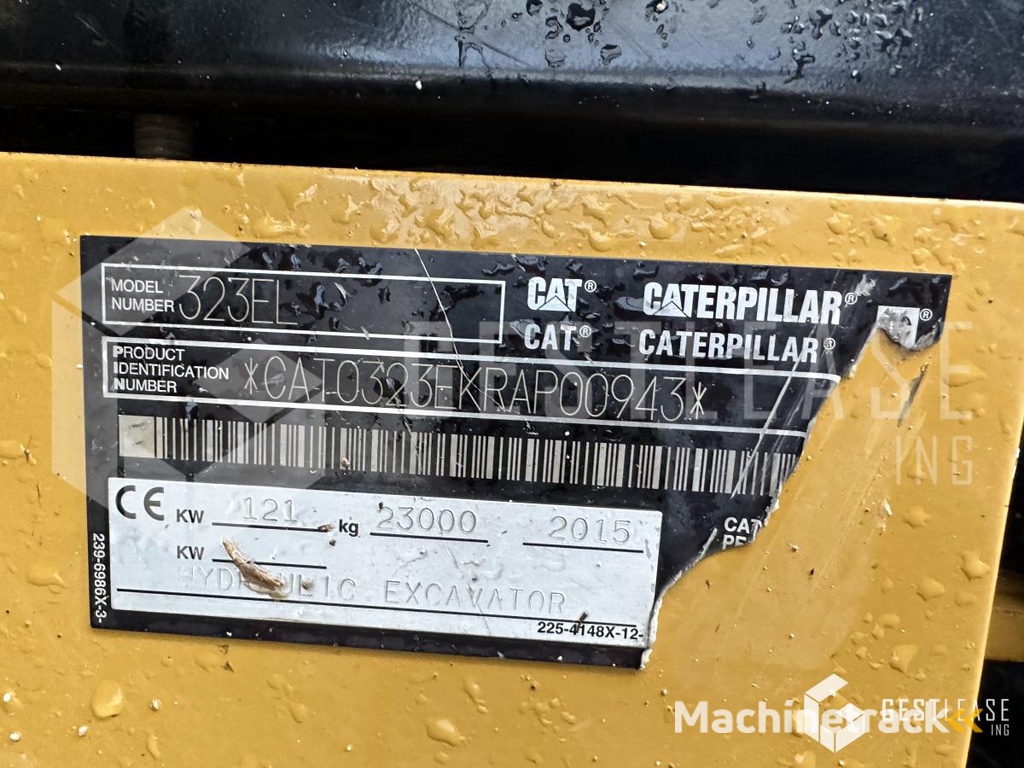 Caterpillar 323-EL-GRADE-CONTROL-2D