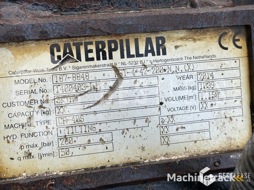 Caterpillar 323-EL-GRADE-CONTROL-2D
