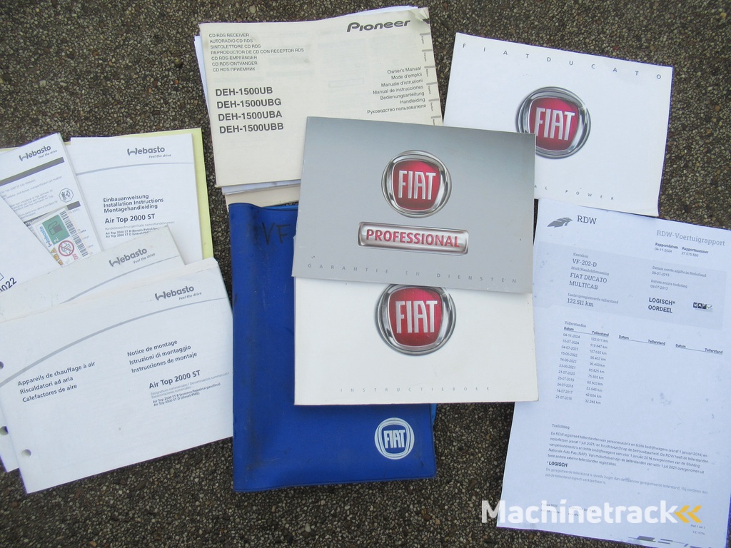 Fiat Ducato 35H 3.0 100KW CNG MH1 DOKA Dubbelcabine - Actiebord