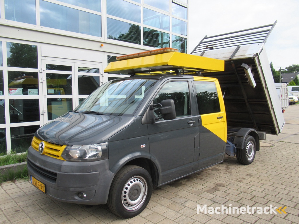 Volkswagen Transporter T5 2.0 TDI 75KW L2 DOKA Dubbelcabine Kipper Tipper