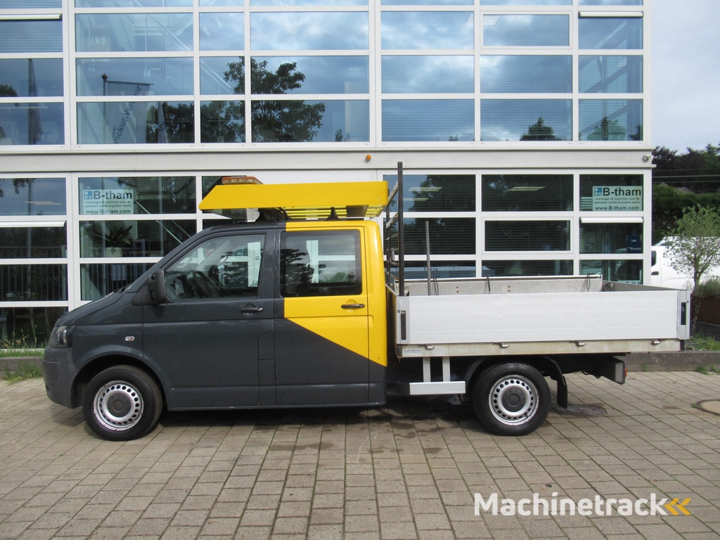 Volkswagen Transporter T5 2.0 TDI 75KW L2 DOKA Dubbelcabine Kipper Tipper