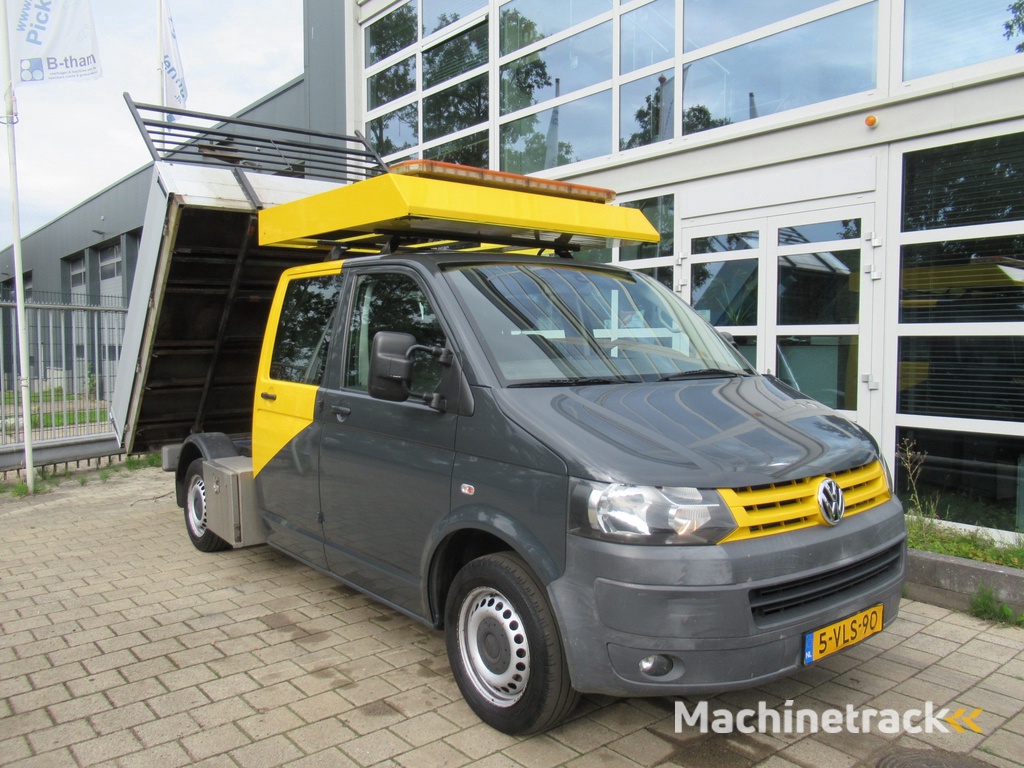 Volkswagen Transporter T5 2.0 TDI 75KW L2 DOKA Dubbelcabine Kipper Tipper