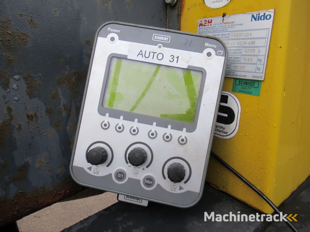 NIDO STRATOS B50-42 VCLN-490 5M3 + 2.200l HYDRO Salzstreuer Saltspreader Zoutstrooier